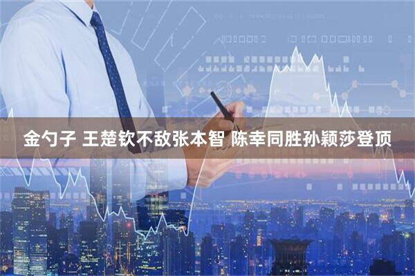 金勺子 王楚钦不敌张本智 陈幸同胜孙颖莎登顶