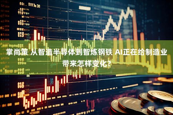 掌尚策 从智造半导体到智炼钢铁 AI正在给制造业带来怎样变化？