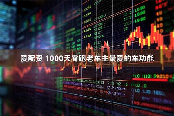爱配资 1000天零跑老车主最爱的车功能