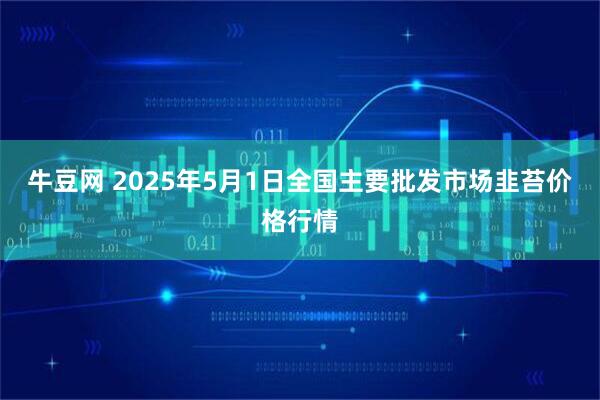 牛豆网 2025年5月1日全国主要批发市场韭苔价格行情